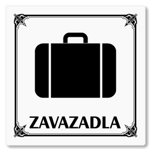 Zavazadla, 100x100mm, bílá, Nebraska